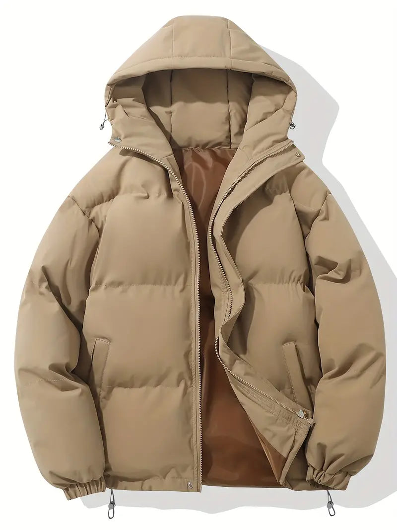 Abram | Classic Hooded Down Jacket for Men