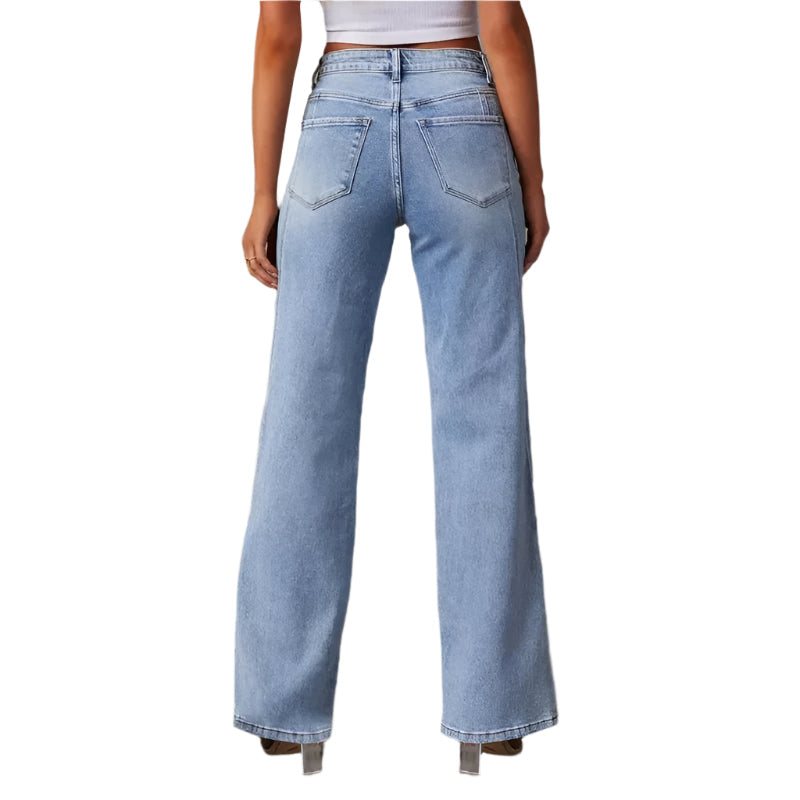 Mila | High-Waisted Wide Leg Jeans