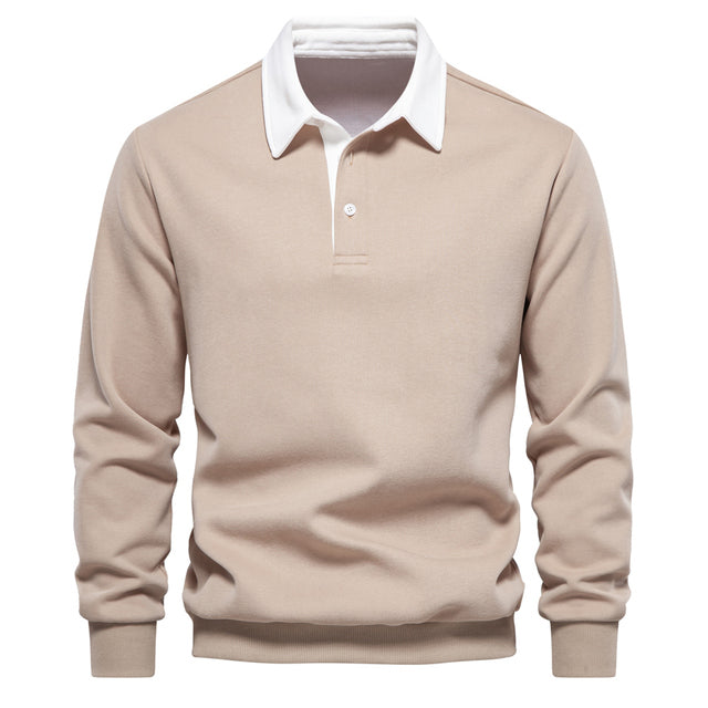 Minh | Classic Collar Polo Sweater for Men