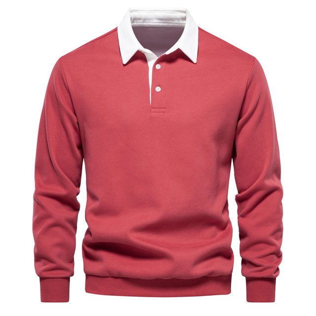 Minh | Classic Collar Polo Sweater for Men