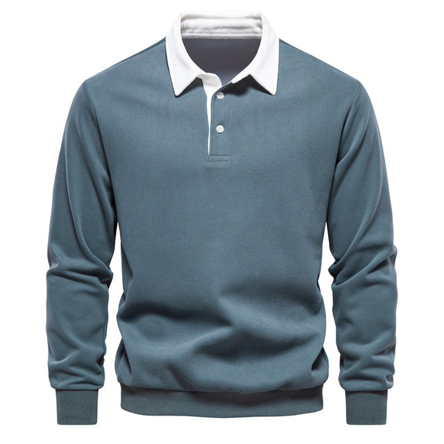 Minh | Classic Collar Polo Sweater for Men