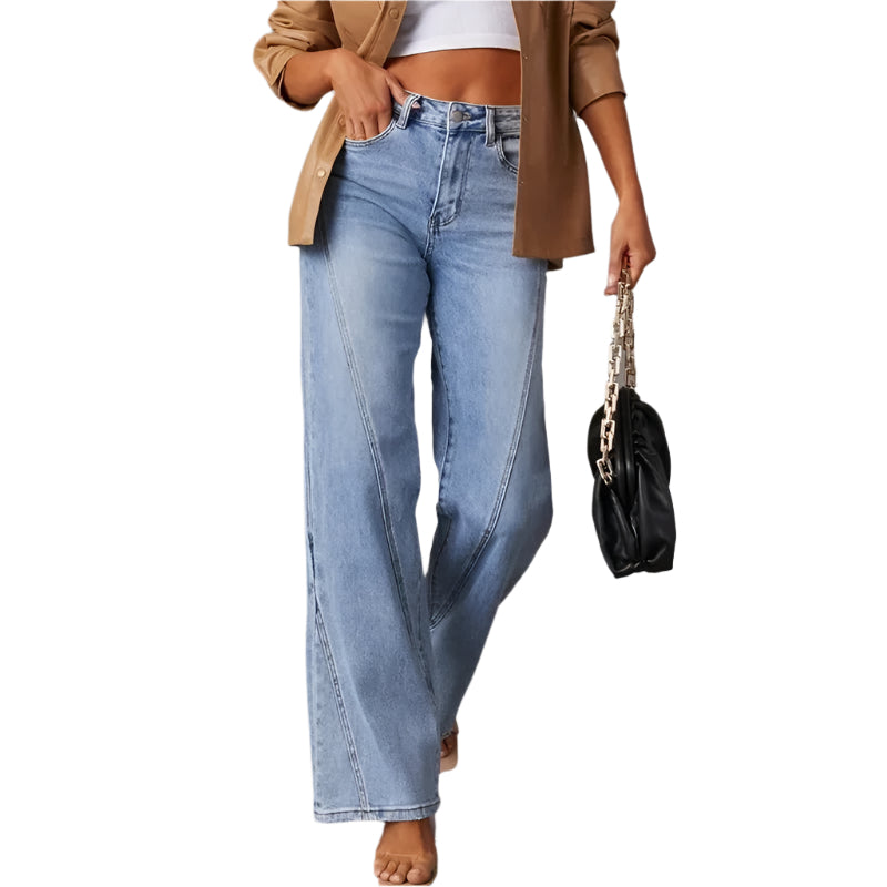 Mila | High-Waisted Wide Leg Jeans