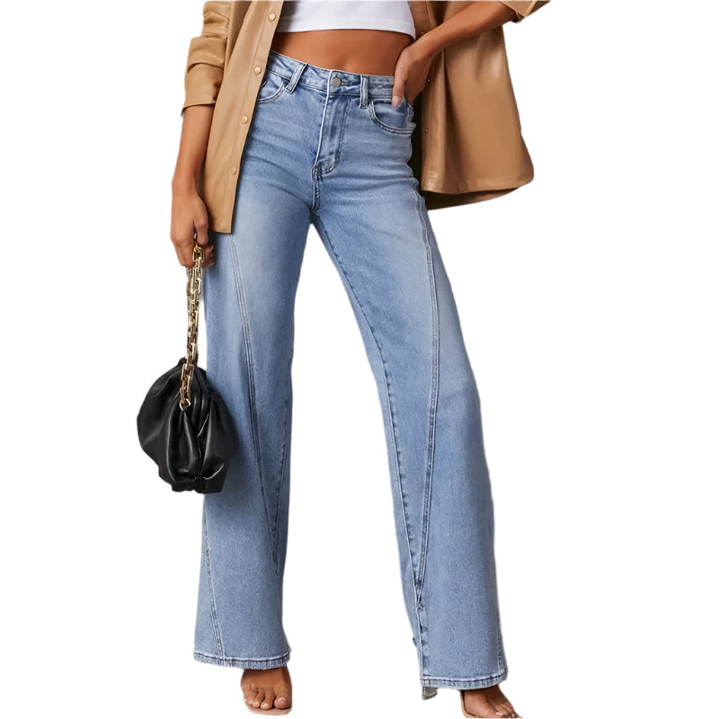 Mila | High-Waisted Wide Leg Jeans
