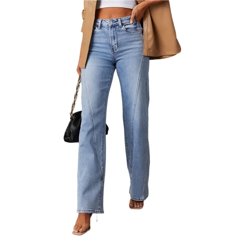 Mila | High-Waisted Wide Leg Jeans