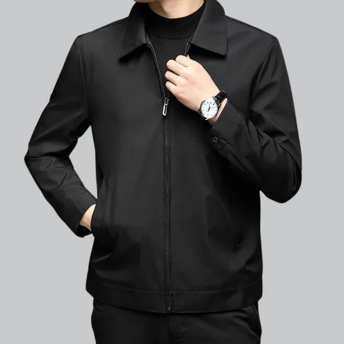 Classic Minimalist Zip Jacket