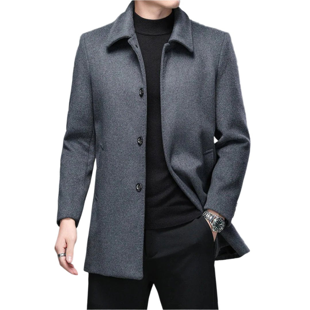 Oren | Stylish Long Tailored Coat for Men