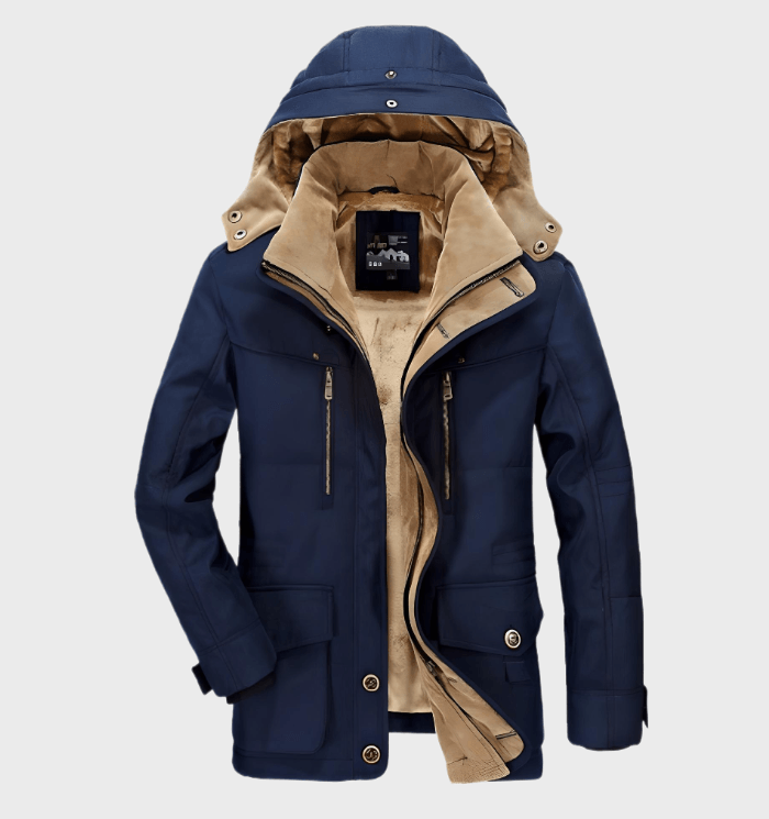 Brooks | Practical Hooded Winter Jacket for Men