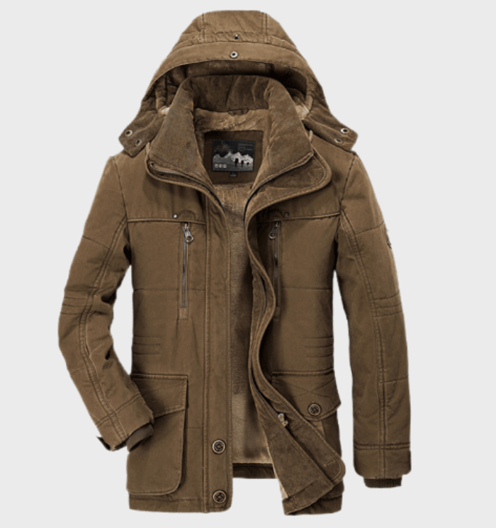 Brooks | Practical Hooded Winter Jacket for Men