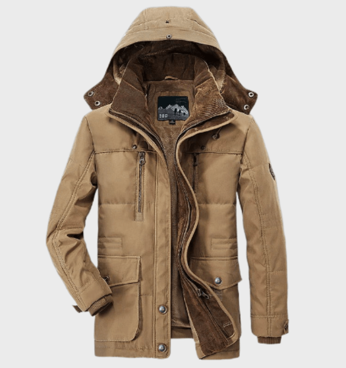Brooks | Practical Hooded Winter Jacket for Men