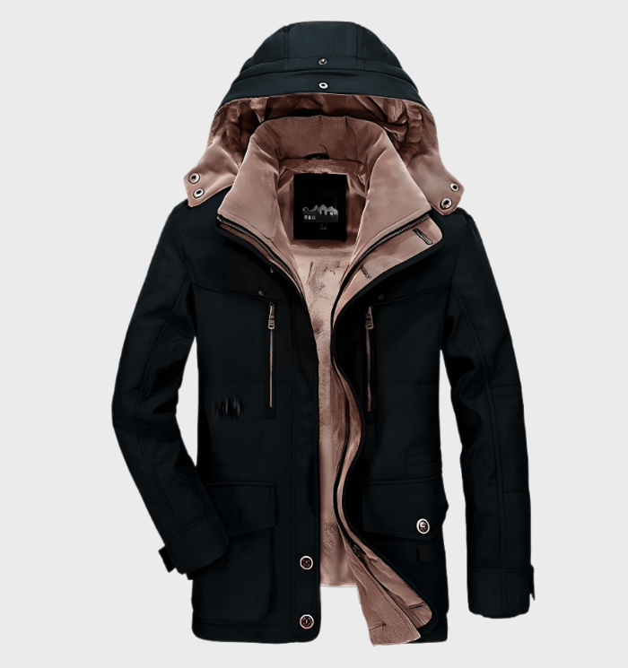 Brooks | Practical Hooded Winter Jacket for Men