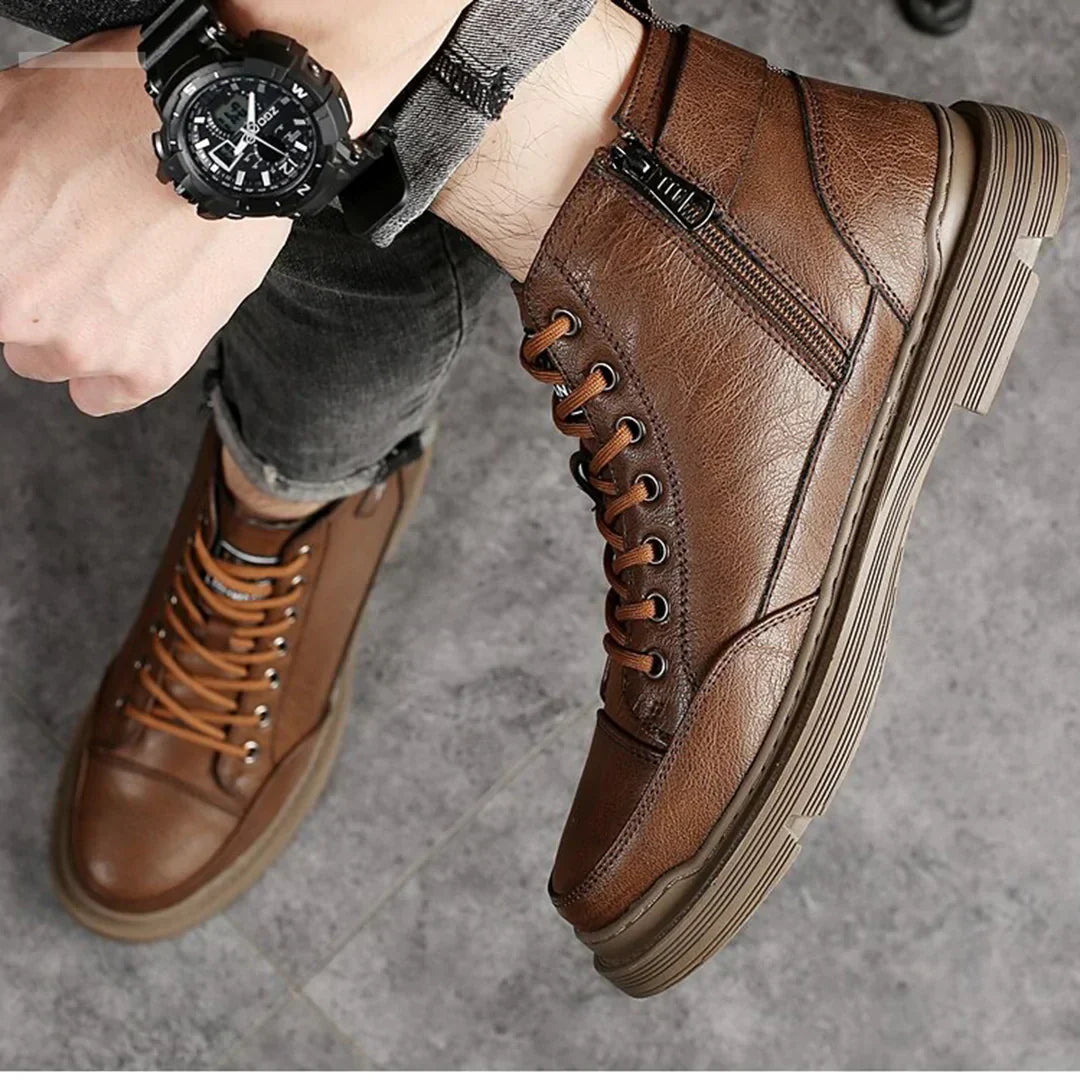 Horacio | Durable Winter Boots with Slip-Resistant Sole for Men