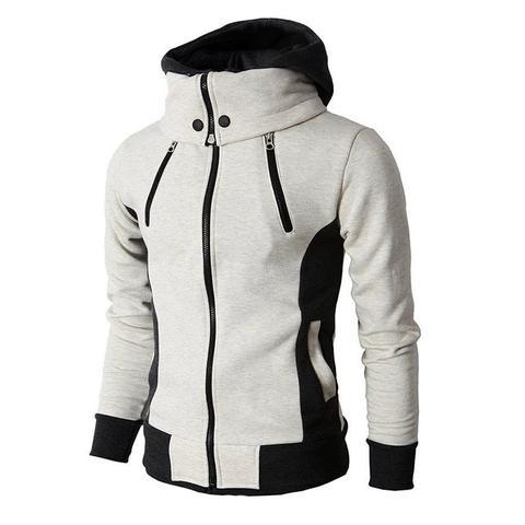 Vincenzo | Zip-Up Hooded Jacket with Adjustable Hood for Men