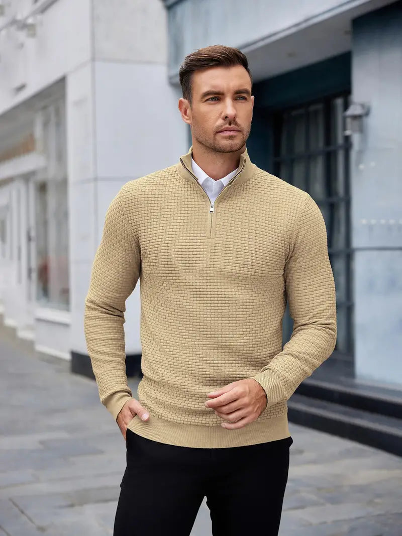 Brixton | Stylish Italian Zip Sweater for Men