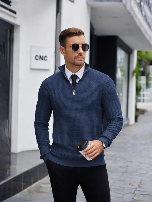 Brixton | Stylish Italian Zip Sweater for Men