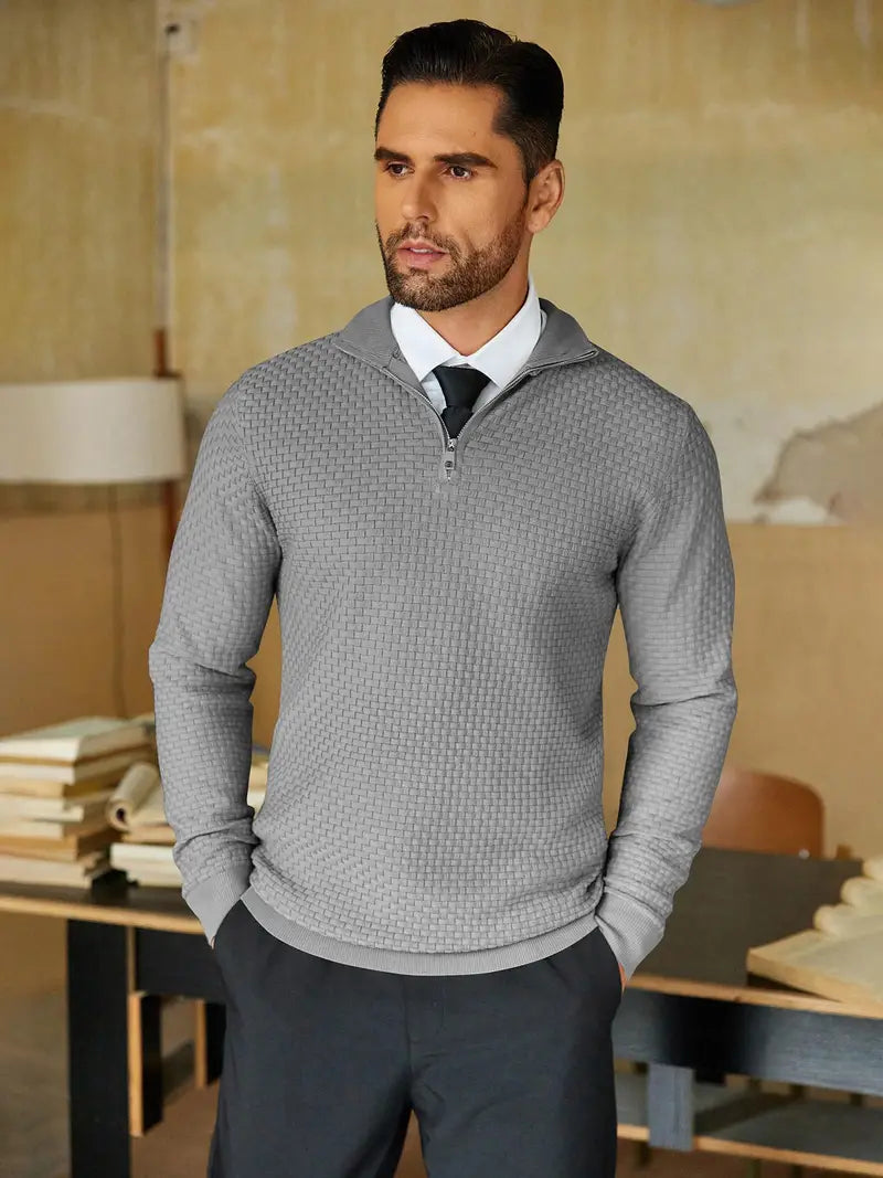 Brixton | Stylish Italian Zip Sweater for Men