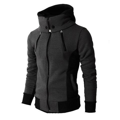 Vincenzo | Zip-Up Hooded Jacket with Adjustable Hood for Men