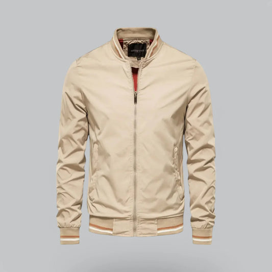 Casual Zip-Up Bomber Jacket