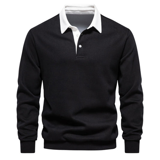 Minh | Classic Collar Polo Sweater for Men