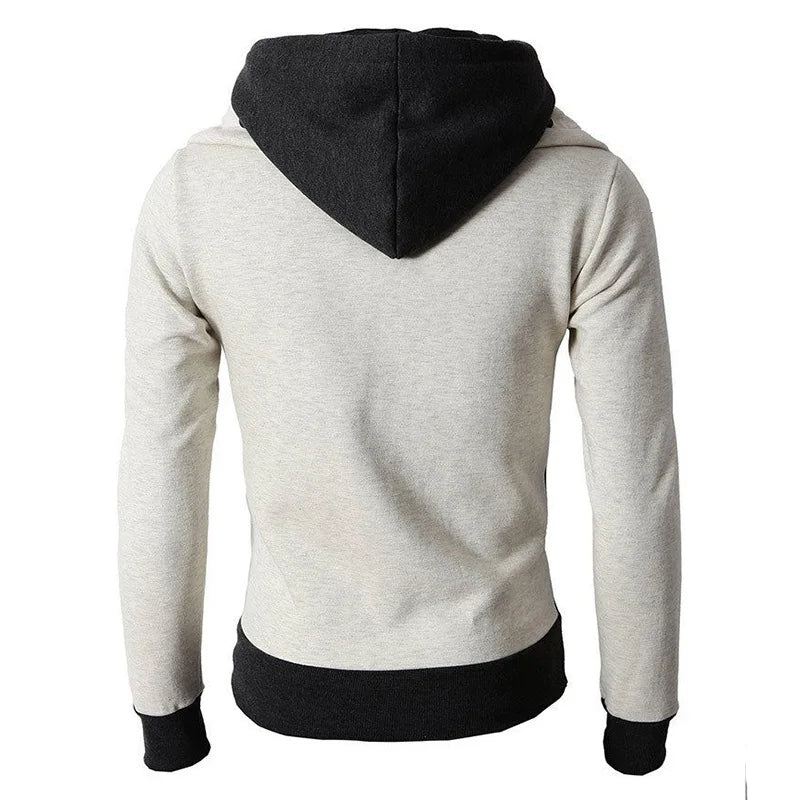 Vincenzo | Zip-Up Hooded Jacket with Adjustable Hood for Men