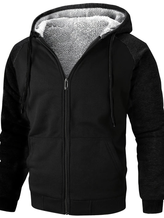 Wayne | Casual Hooded Sherpa Hoodie for Men
