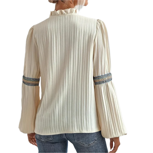 Embroidered Boho Blouse