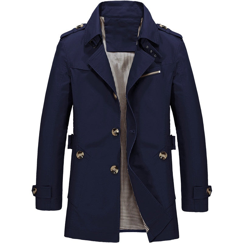 Vishnu | Men's Classic Double Breasted Trench Coat