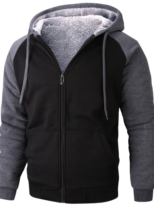 Wayne | Casual Hooded Sherpa Hoodie for Men