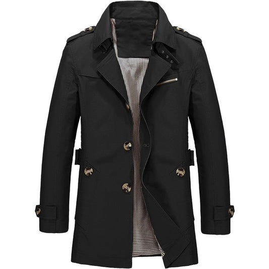Vishnu | Men's Classic Double Breasted Trench Coat