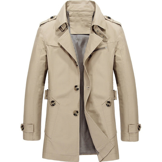 Vishnu | Men's Classic Double Breasted Trench Coat