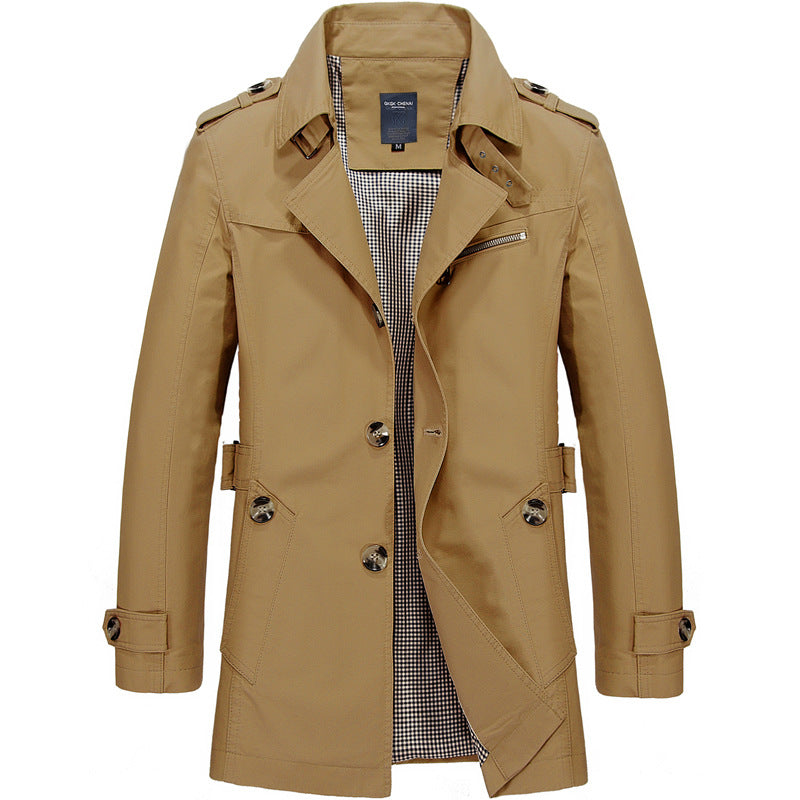 Vishnu | Men's Classic Double Breasted Trench Coat