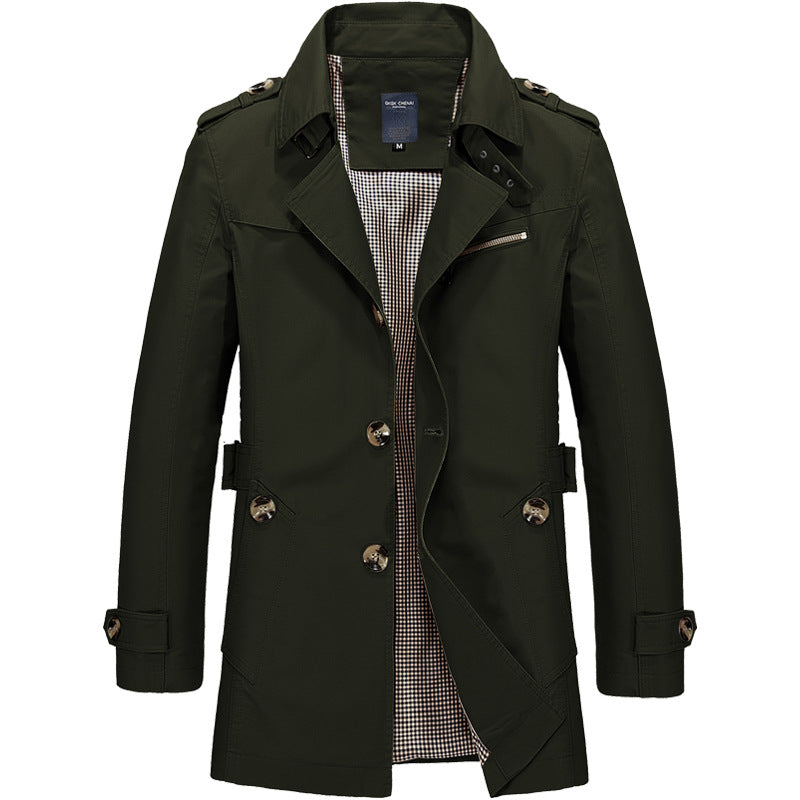 Vishnu | Men's Classic Double Breasted Trench Coat