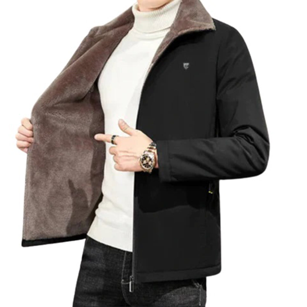 Miguel | Long Autumn Coat with Elegant Tailored Fit for Men
