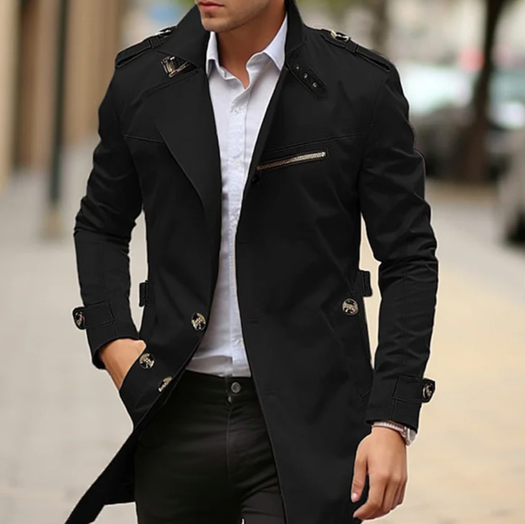 Kain | Men's Premium Spring Trench Coat with a Tailored Look