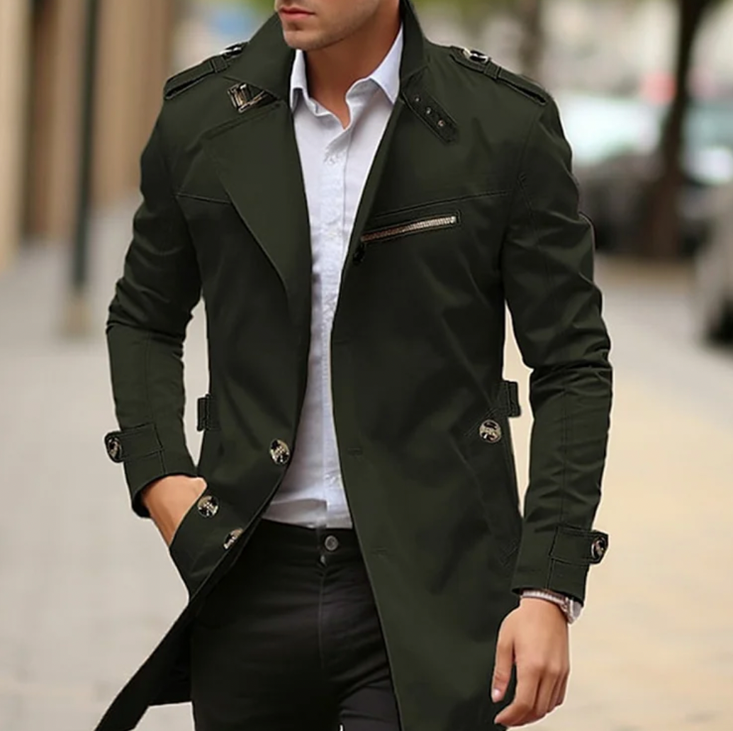 Kain | Men's Premium Spring Trench Coat with a Tailored Look