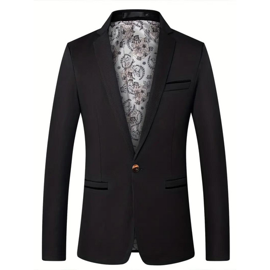 Huxley | Stylish Slim-Fit Lapel Blazer for Men