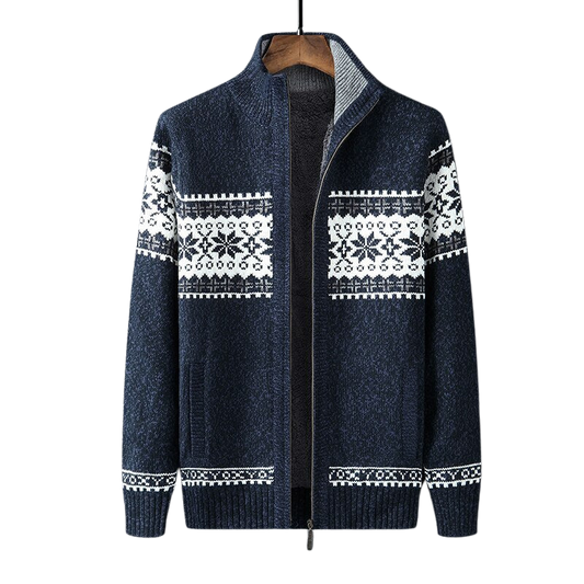 Parker | Casual Knitted Zip Cardigan for Men