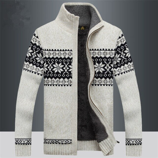 Parker | Casual Knitted Zip Cardigan for Men