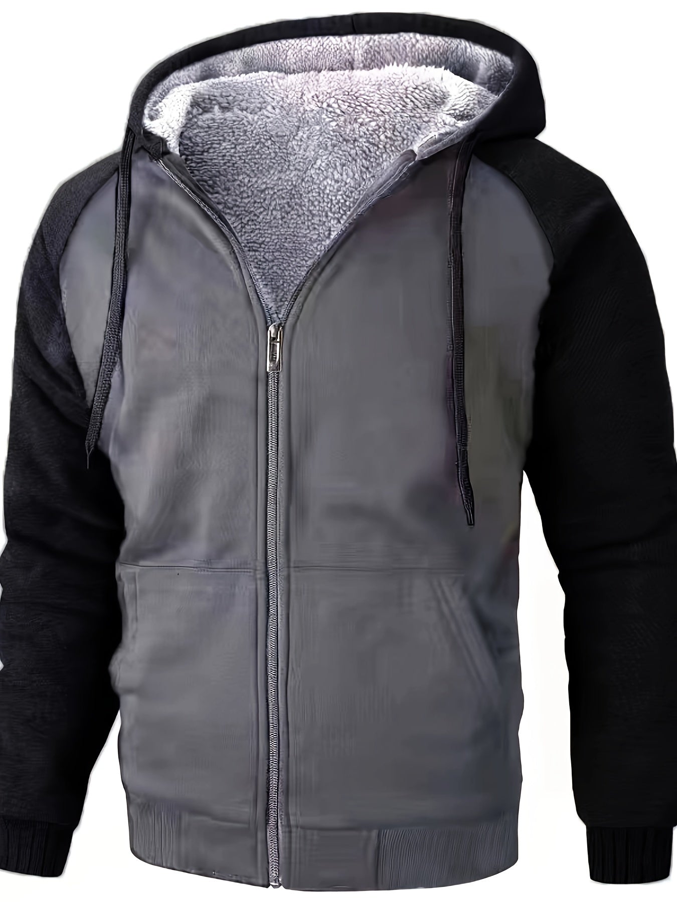 Wayne | Casual Hooded Sherpa Hoodie for Men