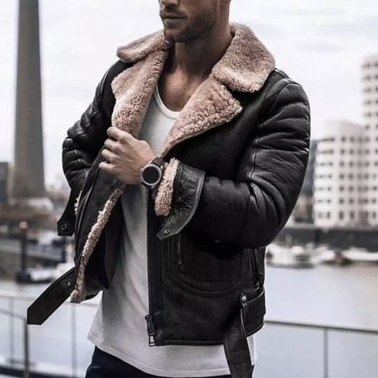 Saleh | Stylish Winter Jacket with High Collar for Men
