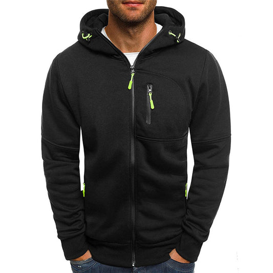 Weston | Stylish Hooded Sweater with Zip for Men
