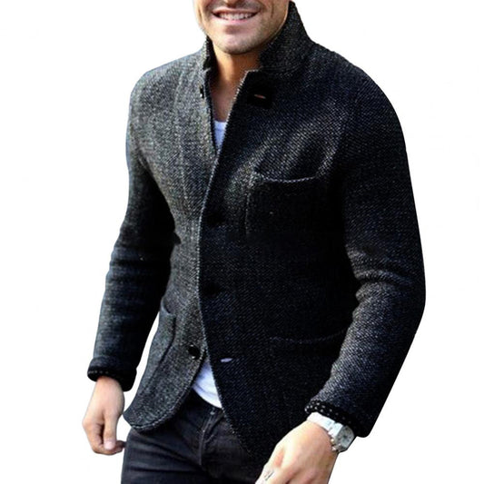 Yoeasy | Casual Blazer Collar Knit Cardigan for Men