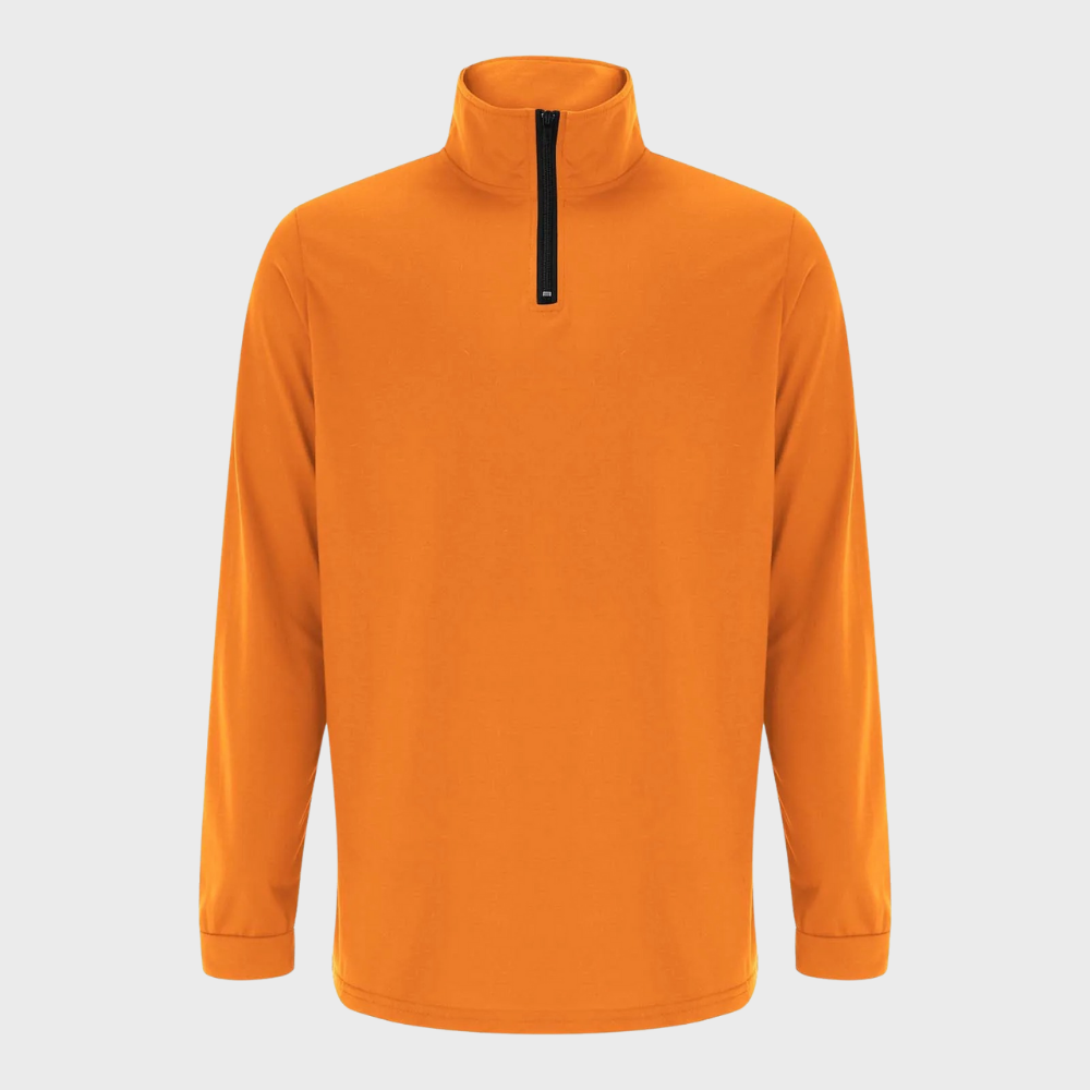 Derick | Zip-Up Sweater with Ribbed Cuffs for Men