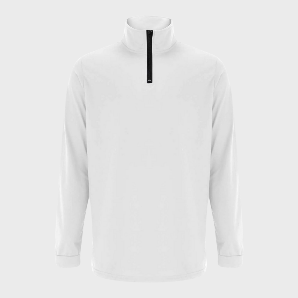Derick | Zip-Up Sweater with Ribbed Cuffs for Men