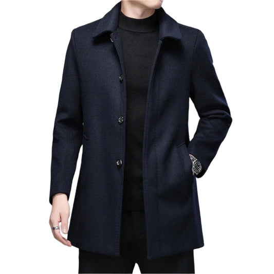 Oren | Stylish Long Tailored Coat for Men