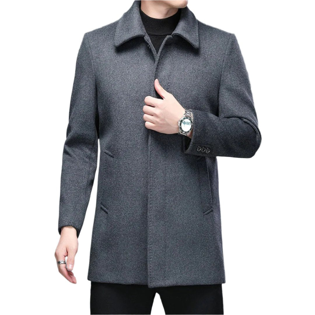 Oren | Stylish Long Tailored Coat for Men
