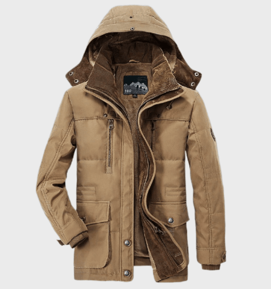 Brooks | Practical Hooded Winter Jacket for Men