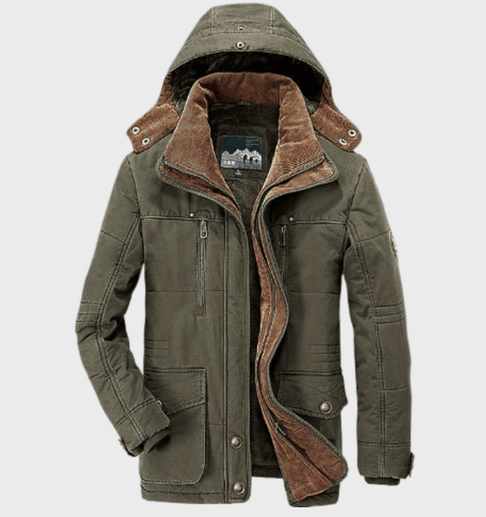 Brooks | Practical Hooded Winter Jacket for Men