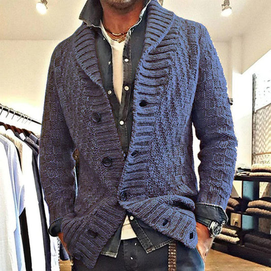 Julian | Autumn Winter Vintage Cardigan with Button Details for Men