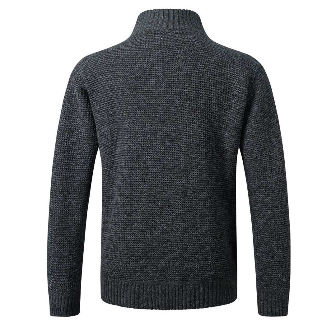 Yohan | Warm Winter Jacket with Patchwork for Men