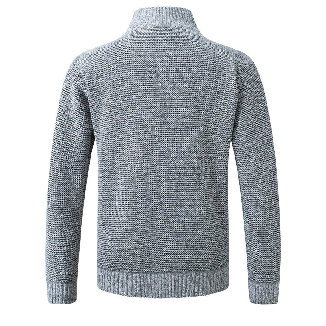 Yohan | Warm Winter Jacket with Patchwork for Men